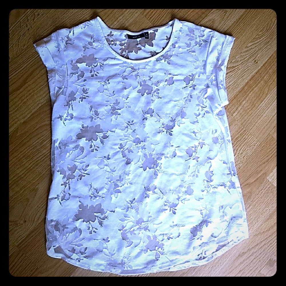 Sheer Floral Top